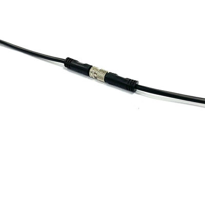 Tipo das porcas do fio de Mini Screw Waterproof Connector IP68 M8 do metal