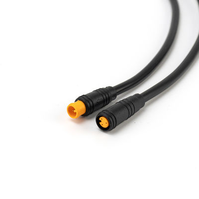 PVC 2A Cuurent de Mini Waterproof Cable Connector IP65 M8 que avalia o uso de Ebike
