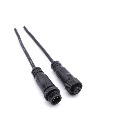 IP68 conectores circulares impermeáveis elétricos M12 4 Pin For Cable