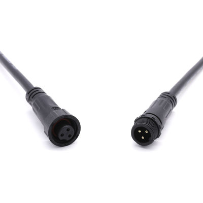 O PVC impermeável fêmea M13 CCC do conector de cabo PA66 certificou