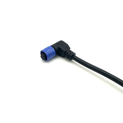 M12 conector fêmea masculino de nylon L90 multi Pin Electric Customized Length
