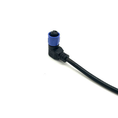 M12 conector fêmea masculino de nylon L90 multi Pin Electric Customized Length
