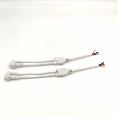 Lâmpada LED exterior PVC Conector em forma de Y impermeável IP67 Conector de cabo