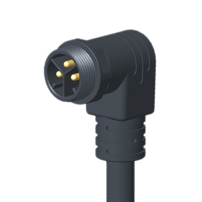 IP67/IP68 M25 Conector de cabo à prova d'água do cotovelo para iluminação LED