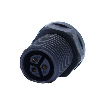 IP68 Conector de cabeça de cotovelo M16 Conector à prova d'água de tipo parafuso masculino e feminino
