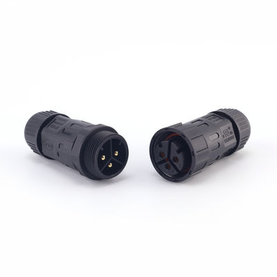 Conector de painel à prova d'água M25 de 3 vias IP68 com preço de fábrica em forma de T, conectores de cabo à prova d'água macho fêmea para exteriores