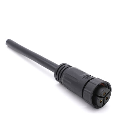 Conectores à prova d'água M20 3+3 3+2 núcleos de nylon PVC IP68 verde para iluminação