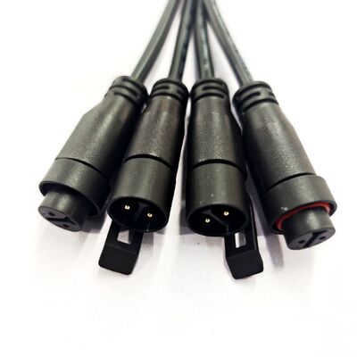 Novo Tipo Conector K16 IP67, Conectores Industriais à Prova d'Água Push, Plugue Macho Fêmea LED K16