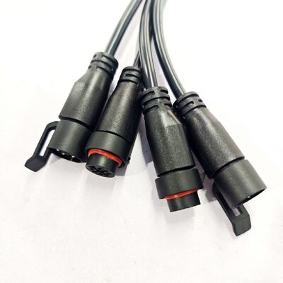 Novo Tipo Conector K16 IP67, Conectores Industriais à Prova d'Água Push, Plugue Macho Fêmea LED K16