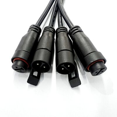 Novo Tipo Conector K16 IP67, Conectores Industriais à Prova d'Água Push, Plugue Macho Fêmea LED K16