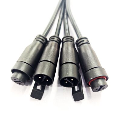 Novo Tipo Conector K16 IP67, Conectores Industriais à Prova d'Água Push, Plugue Macho Fêmea LED K16