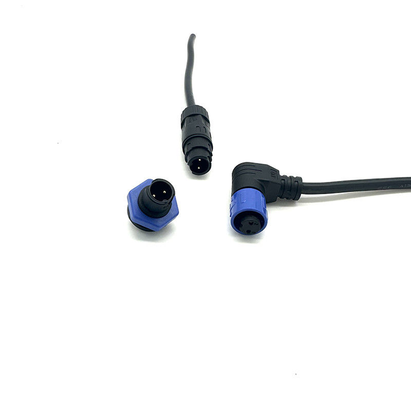 Auto que trava o conector impermeável IP67 M12 da montagem do painel com núcleo 3